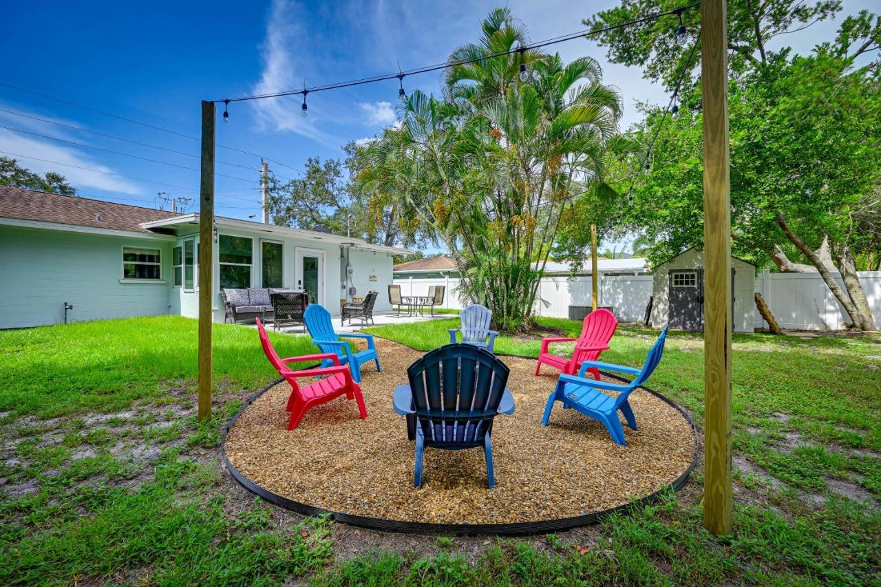 Sunny Sarasota Home With Private Yard And Fire Pit! Exterior foto